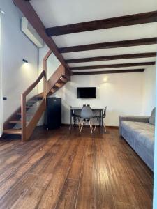 Ruang duduk di Al 25 Trastevere, Roma