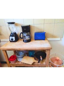 Una cocina o cocineta en Casa NAU Mazunte