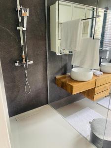Koupelna v ubytování Maison "Au fil de l'eau"