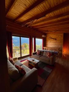 Posezení v ubytování Las Bandurrias Eco Hostal