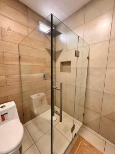 Koupelna v ubytování Hotel Centro Apatzingán
