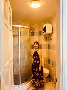 Koupelna v ubytování Khang Homestay