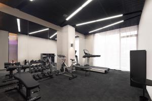 Gimnasio o instalaciones de fitness de Atour Light Hotel Shenyang Yuhong Plaza Metro Station