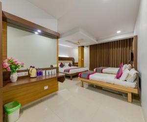 Χώρος καθιστικού στο Hotel Vihar Deluxe
