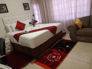 Letto o letti in una camera di Rest & Digest