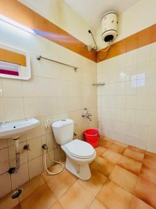 Koupelna v ubytování Nilgiris INN