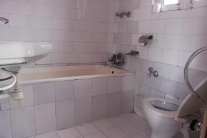 Bilik mandi di Hotel Fishtail Villa
