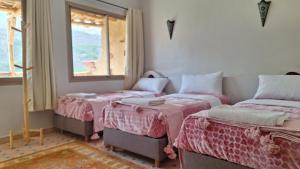 Postel nebo postele na pokoji v ubytování Atlas Berber Lodge
