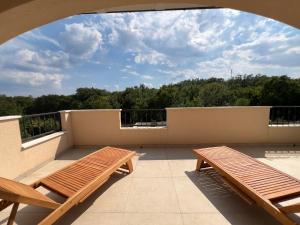 Balkón nebo terasa v ubytování Villa Luna