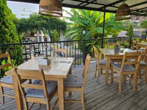Balkón nebo terasa v ubytování Boutique Hotel Colosseo