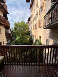 Balkón nebo terasa v ubytování Appartamento incantevole Fondo Val di Non