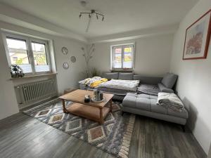 Posezení v ubytování Stilvolle, große Ferienwohnung in der Hallertau, Nähe Pfaffenhofen & Scheyern