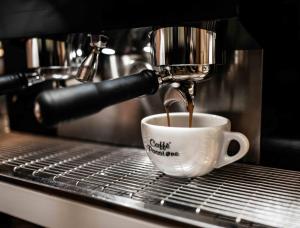 Kemudahan buat kopi dan teh di Talstation Heumöderntal