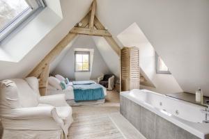 Posezení v ubytování La Maison des Muses