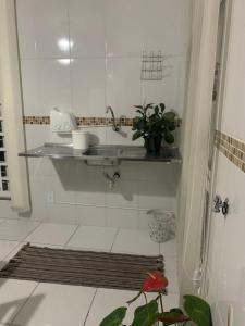 Koupelna v ubytování Loft no centro de Araxá