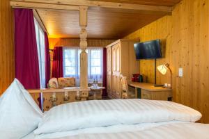 Postel nebo postele na pokoji v ubytování Hotel Bären