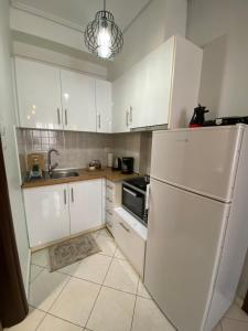 Kuchyňa alebo kuchynka v ubytovaní cozy apartment