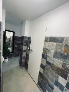 Ένα μπάνιο στο Dimitrios Apartment