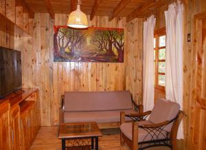TV a/nebo společenská místnost v ubytování Palo Alto Lodge