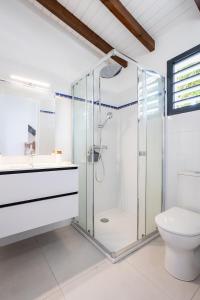 A bathroom at Gîte Dalina