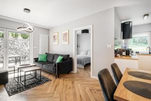 Nhà bếp/bếp nhỏ tại Apartament Stacja Wisła