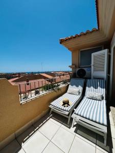 Balkón nebo terasa v ubytování Almerimar Porto Fino - Appartement de luxe, vue mer