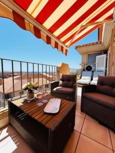 Posezení v ubytování Almerimar Porto Fino - Appartement de luxe, vue mer