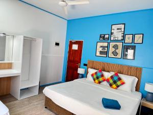 Voodi või voodid majutusasutuse Ithaa Seaview toas