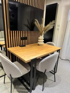 Televízia a/alebo spoločenská miestnosť v ubytovaní Gdańsk Nadmotławie Apartments City Centre Sauna & Gym