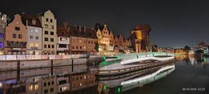 Výhľad na mesto Gdansk alebo výhľad na mesto priamo z apartmánu
