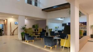TV a/nebo společenská místnost v ubytování Cancun Bay All Inclusive Hotel