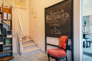 Knihovna v bed and breakfast