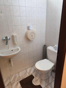 Kúpeľňa v ubytovaní Penzion U Zeleného Stromu