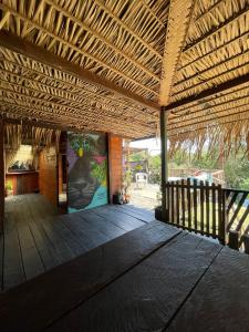 Μπαλκόνι ή βεράντα στο Hostel Casa da Cabocla