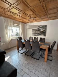 Posezení v ubytování Haus Rheinterrasse