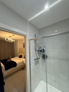 Kopalnica v nastanitvi Modern Double & Single Room with Cozy Vibes Athy