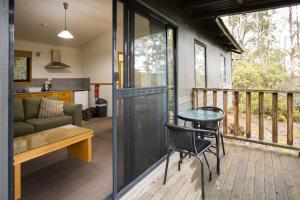 Balkón nebo terasa v ubytování Discovery Resorts - Cradle Mountain