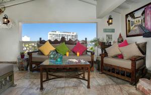 Et opholdsområde på Residencias del Encanto