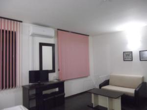 TV a/nebo společenská místnost v ubytování Hotel Enchevi