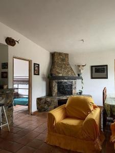 Posezení v ubytování La Cabaña de Don Chuy