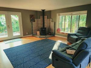 Zona de estar de Bothell River house