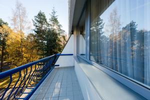 Balkón nebo terasa v ubytování Daina Jurmala Beach Hotel
