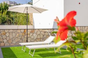 Zahrada ubytování Aria - Suite in Capri