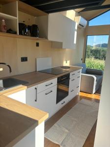Dapur atau dapur kecil di ZuHause im Freien