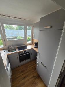 Kuchyň nebo kuchyňský kout v ubytování Monteurs-Ferienwohnung
