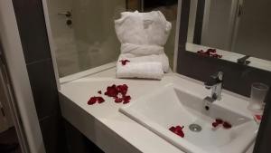 Koupelna v ubytování Relax Hôtel Oujda