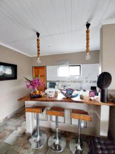 hippomoon lodge game reserve的厨房或小厨房