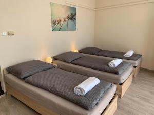 Posteľ alebo postele v izbe v ubytovaní Silver Shine Apartman