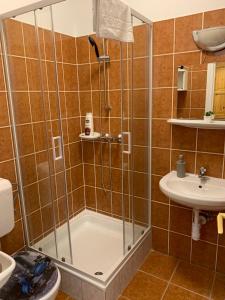 Kúpeľňa v ubytovaní Silver Shine Apartman