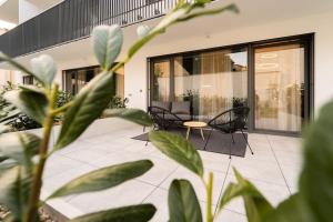 Posezení v ubytování Gold Garden Terrace Apartment